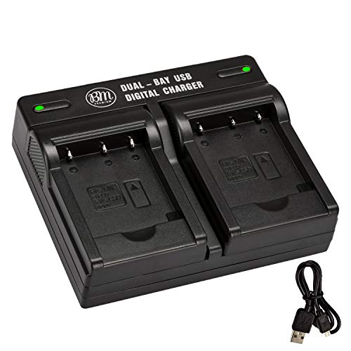 Bm Premium En-El19 Dual Bay Battery Charger For Nikon Coolpix A300, W100, W150, S3100, S3200, S3300, S3500, S3600, S3700, S4100, S4200, S4300, S5200, S5300, S6400, S6500, S6800, S6900, S7000 Cameras #TOP1