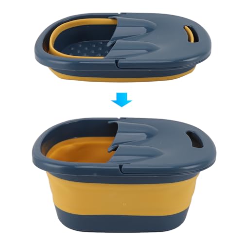Tina Plegable para Baño de Pies Yinhing Color Amarillo miniatura 7