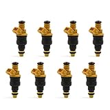 uxcell 8pcs 215cc 4 Holes Fuel Injectors for Ford Ford F150 F250 F350 E150 E250 E350 E450 Mustang Expedition Excursion Crown Victoria 0280150943