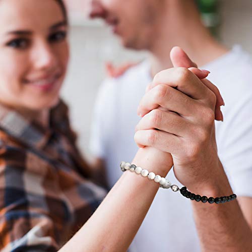 Kingsin Valentines Day Gifts For Him Couple Gifts Couples Boyfriend Girlfriend Bracelets Matching Distance Relationship Bracelet Couple Gifts For Best Friend Women Men Him His Hers Bff Bf Gf Lover #TOP5