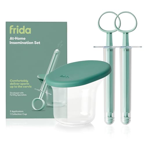 Frida Fertility at-Home Insemination Kit Developed with Specialists for Family Planning and Pregnancy Support, Minimal Sperm Waste, 2 Applicators + Collection Cup, FSA/HSA Eligible