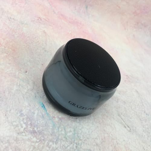 GRAZELIVE Bluetooth Speaker, Small Music Player, Round Shape - 2