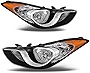 telpo Headlight Assembly Compatible With 2011 2012 2013 Hyundai Elantra Driver Side And Passenger Side