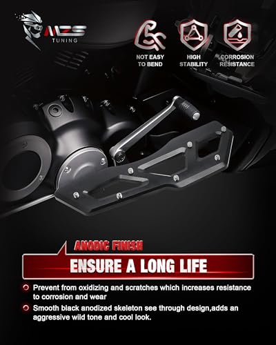 Image of MZS Motorcycle Driver Passenger Floorboards Set for Touring Softail 84-26