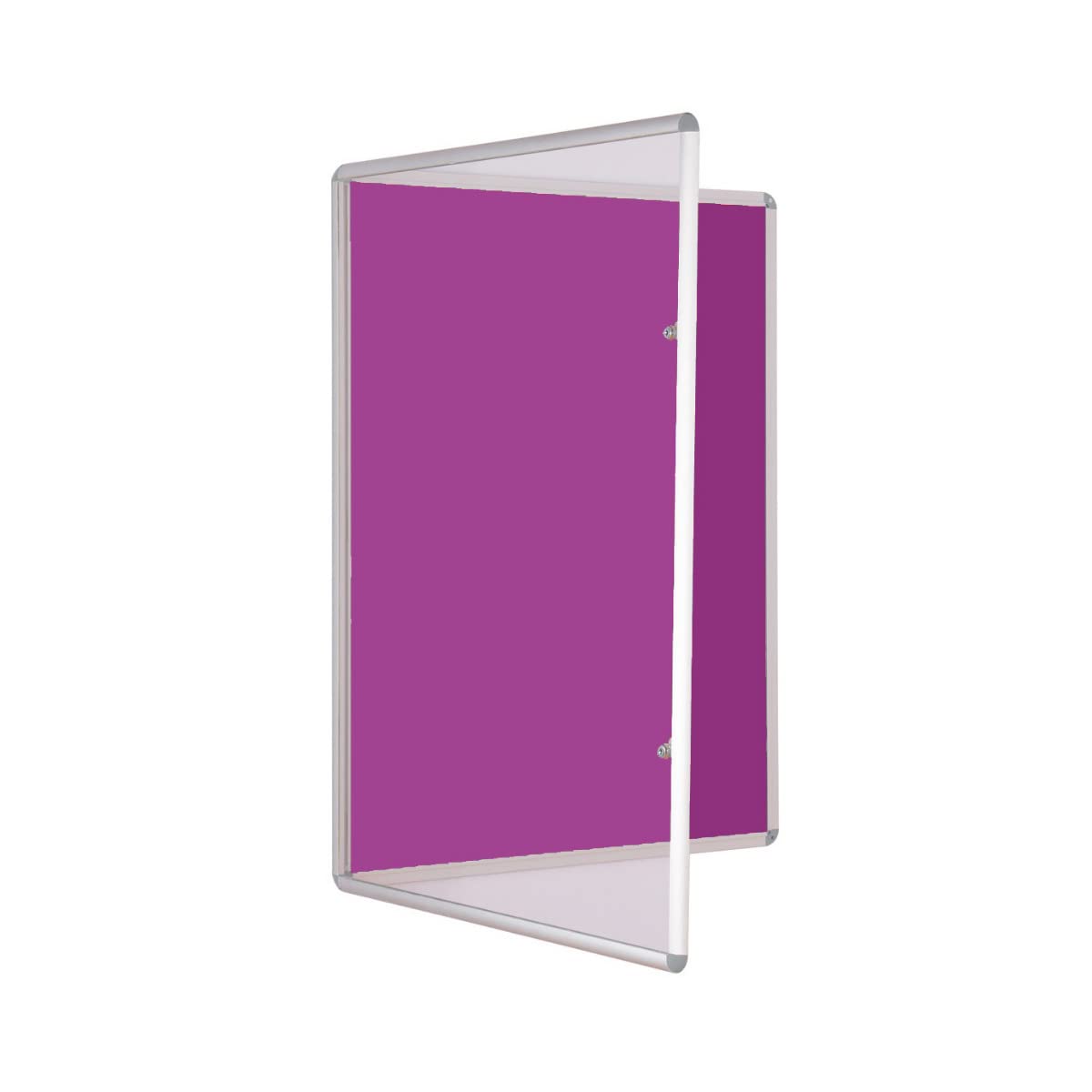 Tamperproof Notice Boards - Accent Colours - 600mm x 900mm - Lavender