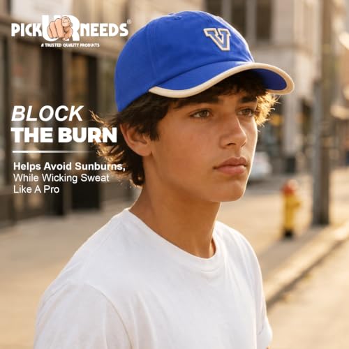 Image of Pick Ur Needs Unisex Sports Baseball Cap Breathable Quick-Dry Summer Cap with Adjustable Strap
