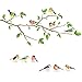 DECOWALL DS-8036 Pájaros del jardín (Pequeña) Vinilo Pegatinas Decorativas Adhesiva Pared Dormitorio Saln Guardera Habitaci Infantiles Nios Bebs