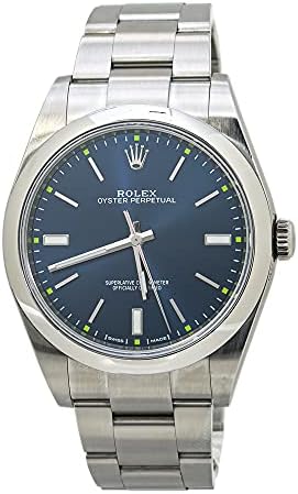 Rolex Oyster Perpetual 114300 Blue Dial Mens Automatic with Box&Papers 39MM