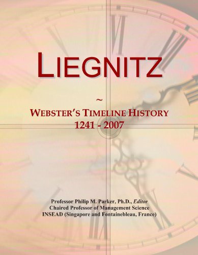 Liegnitz: Webster's Timeline History, 1241 - 2007