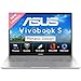 ASUS Vivobook S14, Intel Core Ultra 5 225H, Intel iGPU,16GB RAM,512GB SSD, FHD+,14",60Hz,Windows 11,M365 Basic (1Year)*,Office Home 2024,Cool Silver,1.4 Kg, S3407CA-LY060WS, Metallic Design Laptop