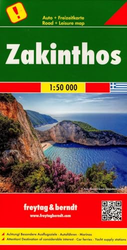 Zante 1:50.000: Wegenkaart Schaal 1 : 50.000