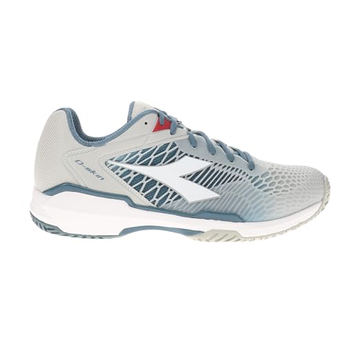 Image of Diadora Mens Speed Competition 7 Plus Ag Tennis Sneakers Shoes - Blue, Grey, White