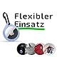 Cazeit® AirTag Silikon Anhänger Schutzhülle + kostenlosen Karabiner | Ultra Leichte AirTag Hülle Schlichtes Design, langlebig & Robust | Nachhaltig in Deutschland handverpackt [Hellblau]