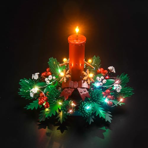 BrickBling LED Lights for Lego Christmas Table Decor Kit (Model Not Included)