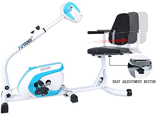 Image of Electric Rehabilitation Exercise Bike Machine, Bike Magnetic Control Home Ultra-Quiet Weight Loss Fitness Equipment Exercise Bike for Hand Arm Knee Leg Mini Cycling (Col