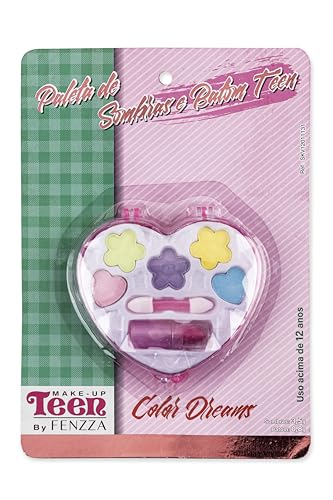 Fenzza - Paleta De Sombras E Batom Teen Color Dreams