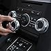 LLKUANG Air Volume and Air Conditioning Knobs for Land Rover Discovery 4 LR4 & Range Rover Sport 2010-2013 & Freelander 2 2013-2015 AC Radio Knob Cover Cap Car Accessory and Parts