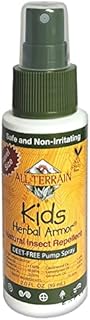 All Terrain Kids Herbal Armor Natural, DEET-free Insect Repellent, Pump Spray, 2 Ounce, Travel-Size