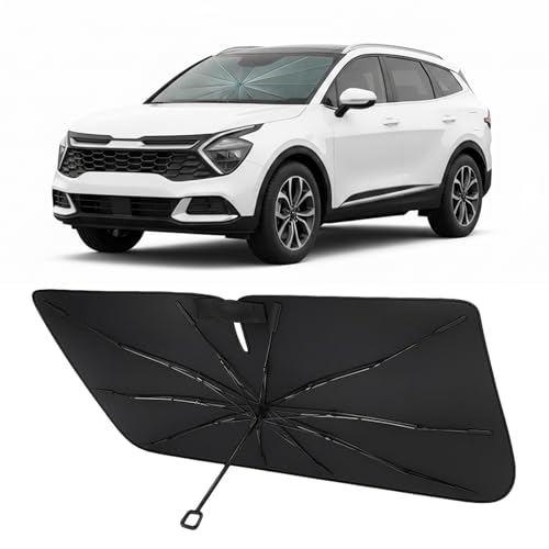 Proadsy Windshield Sun Shade Umbrella for Kia Sportage 2023-2025 2026 Foldable Car Umbrella Sunshade...