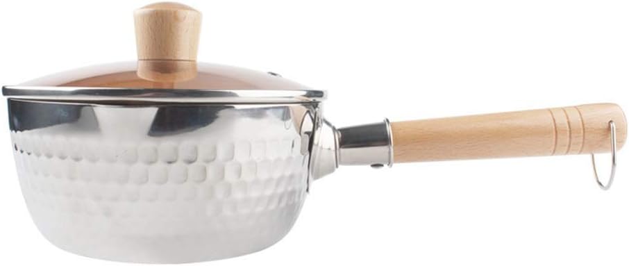 Stainless Steel Cast Iron Cooking Pot Set Mini Non Stick Egg Jaese Kitchen Hotpot Ramen Soup Pot Korean Cookware,18cm