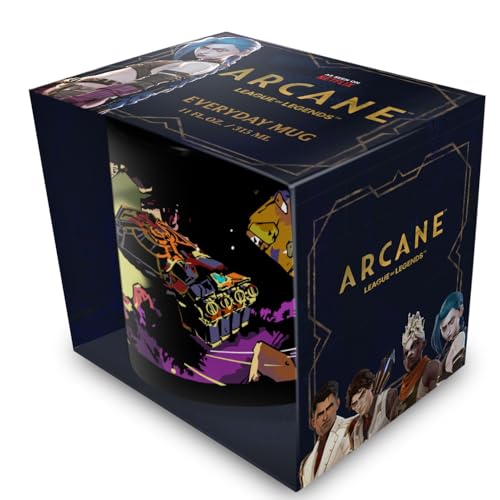 Arcane Vi Black Mug 315ml / 11oz Official Netflix Licensed League of Legends Character Mug 315ml / 11oz Collectible Drinkware