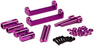 Integy RC Model C24214PURPLE Adjustable Stealth Body Mount Set for 1/10 Drift & Touring Car