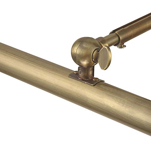 Westinghouse Lighting 7501300 14 Inch, 4 Watt Adjustable Led Picture Light With Decorative Hinge, Antique Brass Finish, 3000K #TOP5