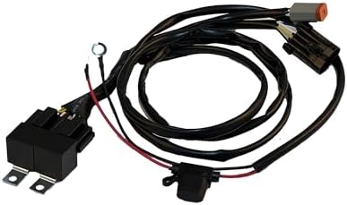 Baja lp6 lp6-Pro lp9 lp9-Pro LED Headlight Wiring Harness for Harley '15-'25 Street Glide, '21-Later Road King,M8 Softail Models with 4 PIN connecter Headlight Wiring Harness