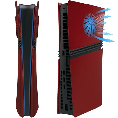 Panneaux de rechange PS5 Pro Digital rouge pour personnaliser votre espace gaming