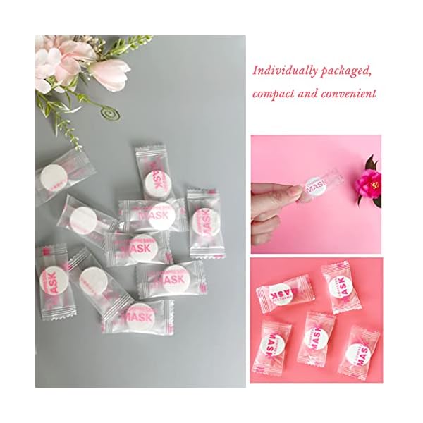 NC 100 pcs Compressed Facial Mask Sheet Skin Care DIY Compressed Disposable Facial Masks Skin Care Face Sheet Facial Paper Natural Cotton Wrapped Paper
