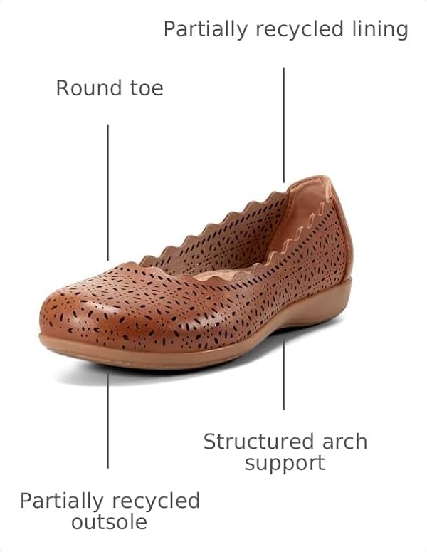 Earth® Bria Ballet Flats,Medium Brown 210, 10 W by Earth - Used condition - Image 3