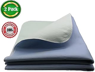 ZISU 2 Pack Washable Dog Training Pads Ultra Soft Large Size 34"x36" Puppy