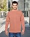 Comfort Colors Mens Crew Neck Fashion-sweatshirts, Terracota, Small US