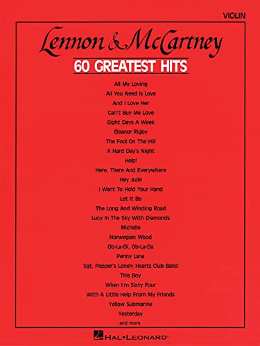 Lennon and McCartney 60 Greatest Hits: Violin
