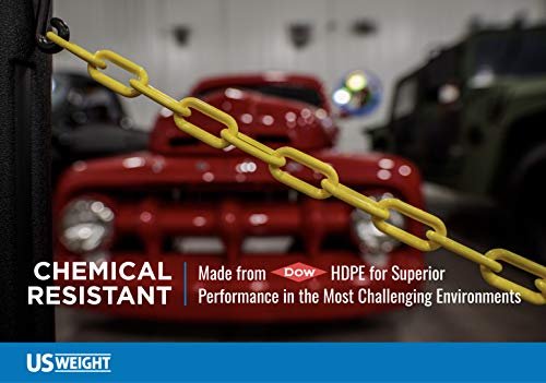 Us Weight Chainboss Orange Plastic Safety Chain With Sun Shield Uv Resistant Technology - 10 Ft #TOP4