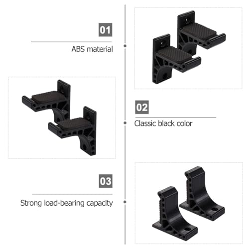 Support pour arc recourbé Healvian : fixation murale sans perçage en ABS
