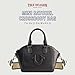 True Religion Women's Satchel Bag, Small Crossbody Purse Handbag with Adjustable Removable Shoulder Strap, Black