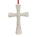 WaaHome Silver Religious Cross Christmas Ornaments 2026 - Cross Christian Christmas Ornaments Metal Nativity Ornament for Xmas Tree Decorations Gifts for Women Men Kids Girls Mom