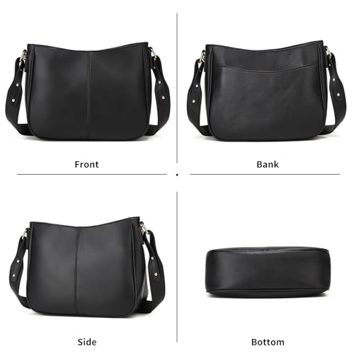 GOIACII Shoulder Bags for Women Trendy Hobo Handbags with Wide Shoulder Strap Vegan Leather4