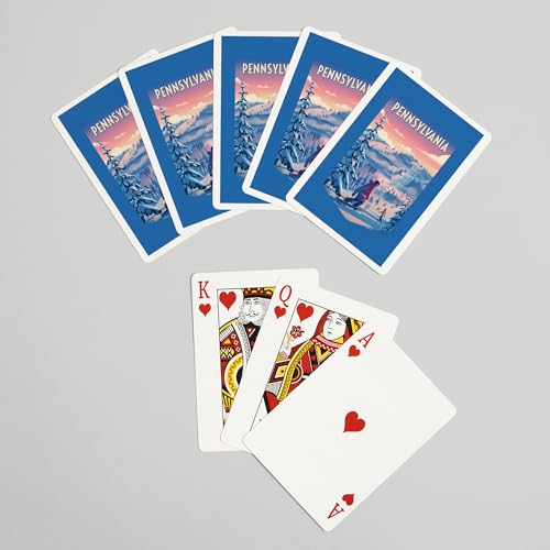 Lantern Press Baraja de Poker 52 Cartas Snowboarding miniatura 7