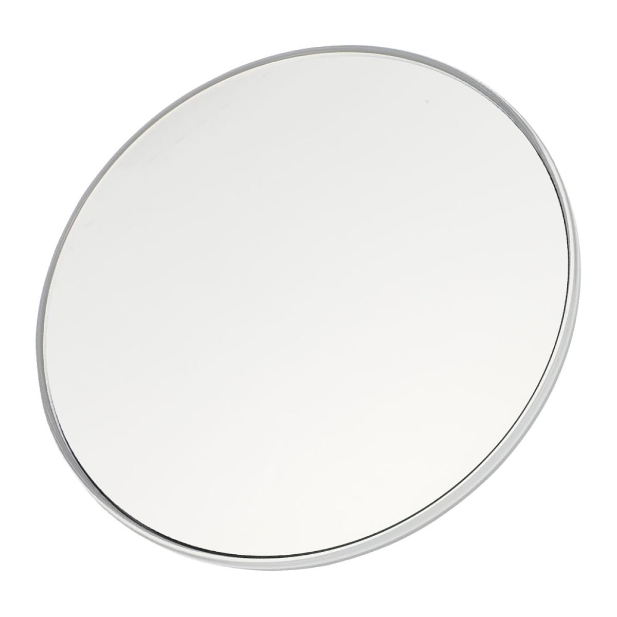IMIKEYA Espejo de Baño con Aumento 30x y Ventosa, Espejo de Aumento Cóncavo Plateado Φ150mm, Compacto para Maquillaje y Cuidado Facial Diario