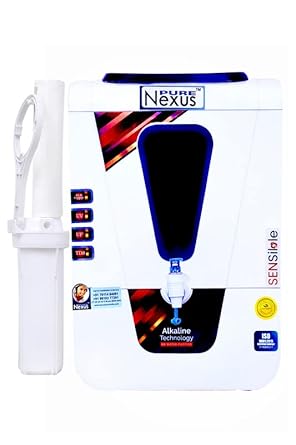 NEXUS PURE SENSIBLE COPPER 10 L RO + UV + UF + TDS Control + Alkaline + UV in Tank Water Purifie