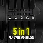 ATIVAFIT Adjustable Dumbbell Set of 2, 5–88LB Quick Dial Free Weights with Double Safety Lock, Anti-Slip Steel Handle & Storage Box, Space Saving Home Gym Equipment for Full Body Strength Training, Suitable for Home Fitness Users