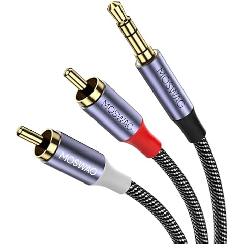 MOSWAG 3.5mm to RCA Audio Adapter Cover