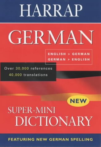 Image of Harrap Super Mini German Dict