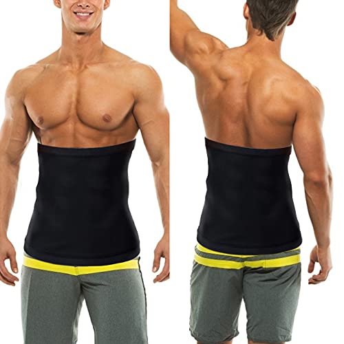 Waist Trimmer for Men Weight Loss Slimming Waist Trainer Belly Fat Burner Waist Belt for Men Loss Belly Fat (Medium)
