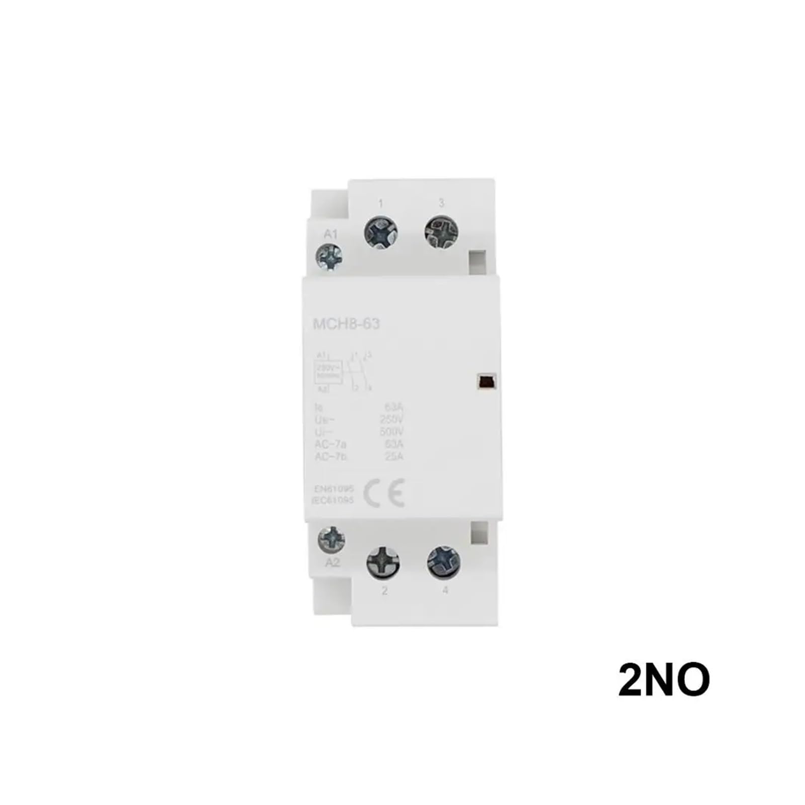 Contactor modular 2P 63A MCH8-63 220V/230V 50/60HZ DIN Rail AC Contactor modular (2NO)