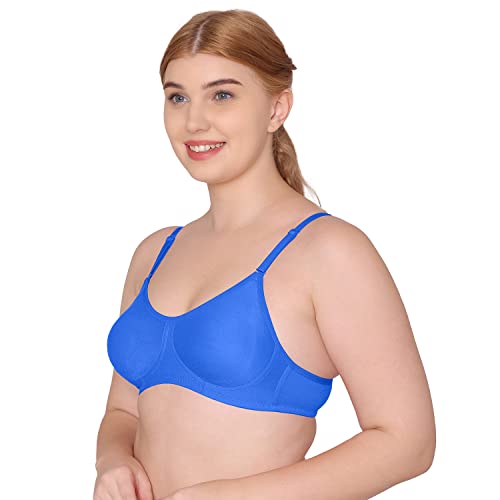 Image of Tweens - Non Padded Cotton Rich Bra - Concealer Side Shaper - Cotton Rich Fabric - Full Coverage, Multiway Straps, Wirefree, Seamless T-Shirt Bra