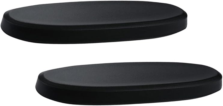 Homoyoyo 1set Ergonomic Pu Chair Armrest Pads for Gaming and Office Chairs Comfortable Easy to Install Design Replacement Arm Cushions for Enhanced Support and Comfort