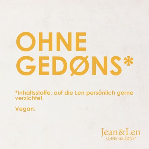 Jean & Len Trockenshampoo Frische & Geschmeidigkeit, kein fettiger Ansatz, keine weißen Rückstände, duftet fruchtig frisch nach Mango, für alle Haartypen, ohne Parabene & Silikone, vegan, 200 ml